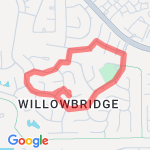 Running a mile and a half! route map