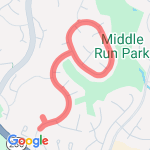 Falcon Fun Run Route route map