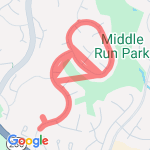 Falcon Fun Run Route route map