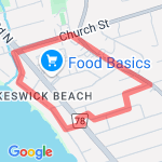 Very Fast 2.3KM route map