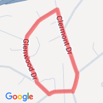 Rose Hill Mile route map