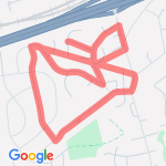 Rose Hill 2 Mile route map