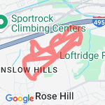Rose Hill 2.5 Mile route map