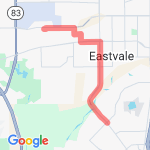 home to Corydon and back route map