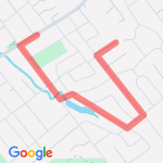 Alli and Aleyna Wednesday route map