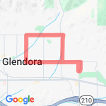 5 mile loop route map