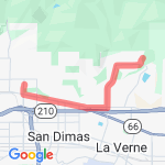 6 mile Run route map