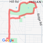 golf course route map