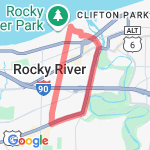 Summer Morning route map