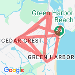 Green Harbor 3 Miler route map