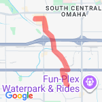 Papio Run route map