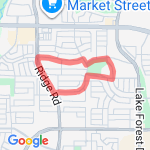 2 mile - Ridge-Ruben Johnson route map