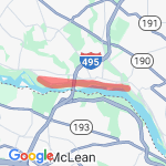 Glen Echo tow path west route map