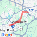 Shelley 17 mile out and back route map