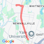 Biking to New Haven route map