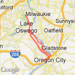 Home to Tryon Creek and Back route map