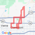 Claremont 12 route map