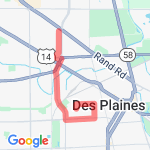 2.88 miler route map