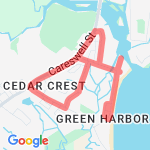 Green Harbor 4 Miler route map