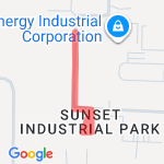 half mile out and back route map