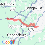 Montour Trail route map