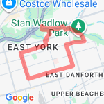 5.5 miles w/ ravine route map