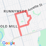 Quick run route map