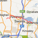 Laurestown route map