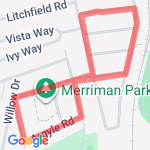 Pine Street route map