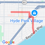 To Bayshore route map