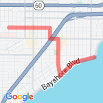 Bayshore Route route map
