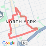 Week 2 Thursday 10K route map