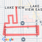 Walgreens 3 mile route map