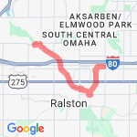 Start south Omaha trail route map