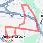 Night Run  route map