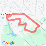 Long 12.56 miles route map