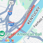 River Run 1 route map