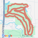 acacia legs 1 and 2 route map