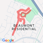 First Day Training route map