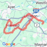 Harvard Loop route map