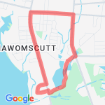 3 Mile Loop route map