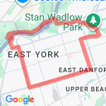 7 miles through ravine route map