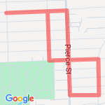 Kristine and Mandy Walk Route route map