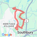Southbury 5.3 miles route map