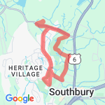Southbury 5.3 miles route map
