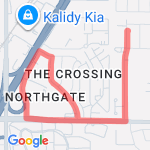 Carmax Lap route map