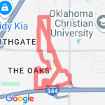 Big neighborhood lap route map