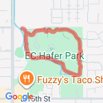 Hafer park track route map