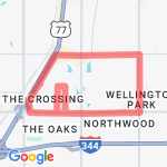 Nighttime run route map