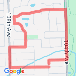 2 miles route map